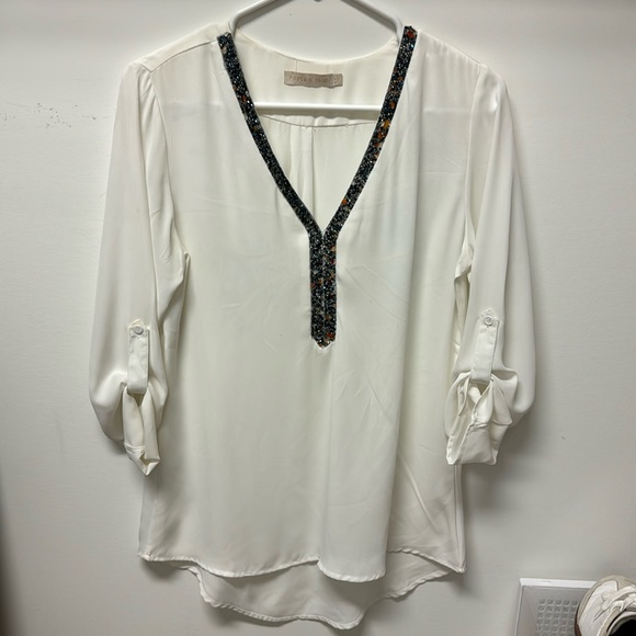 Beaded tunic blouse from Paris - Picture 1 of 2